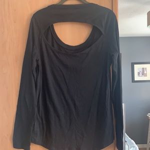 NWT PINK Victoria’s Secret Long Sleeve Tee Large